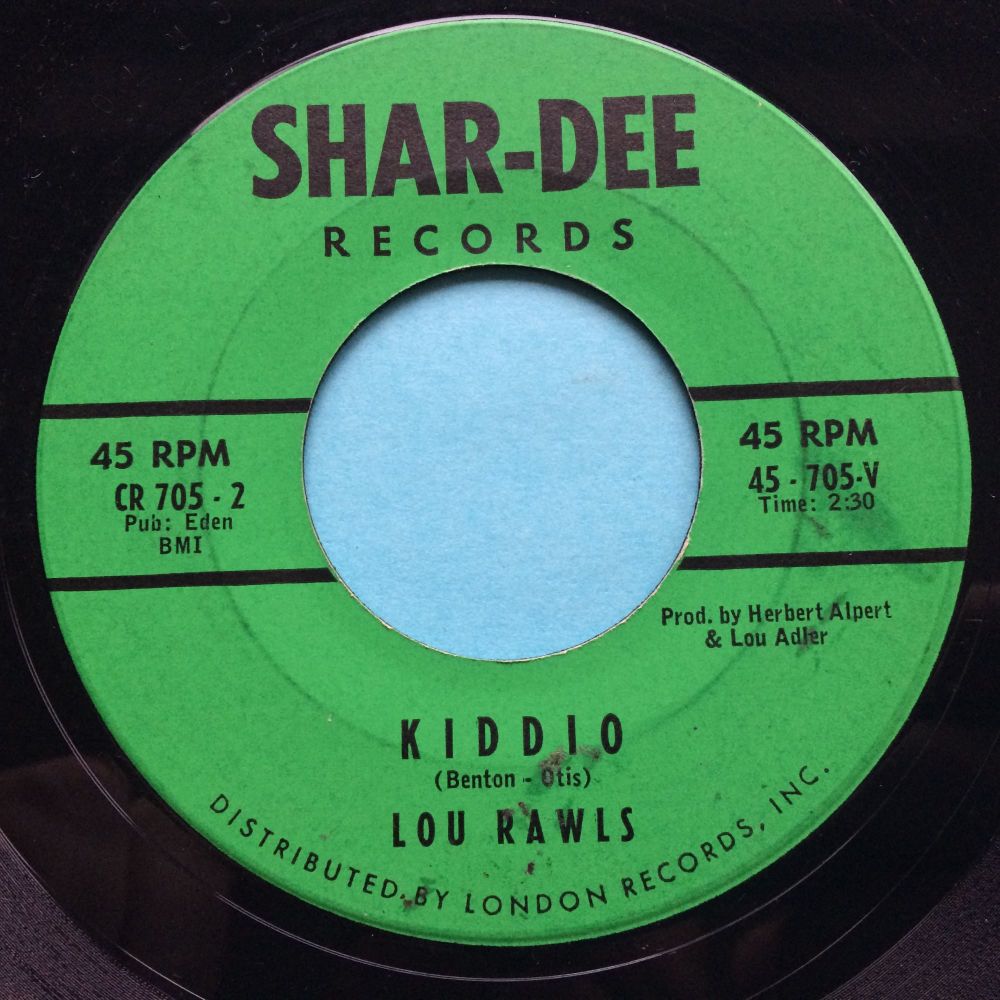 Lou Rawls - Kiddio - Shar-Dee - Ex-