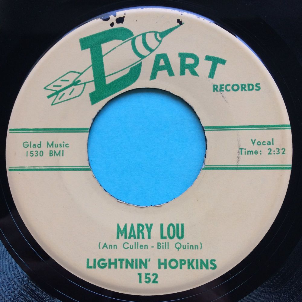 Lightnin' Hopkins - Mary Lou - Dart - Ex-