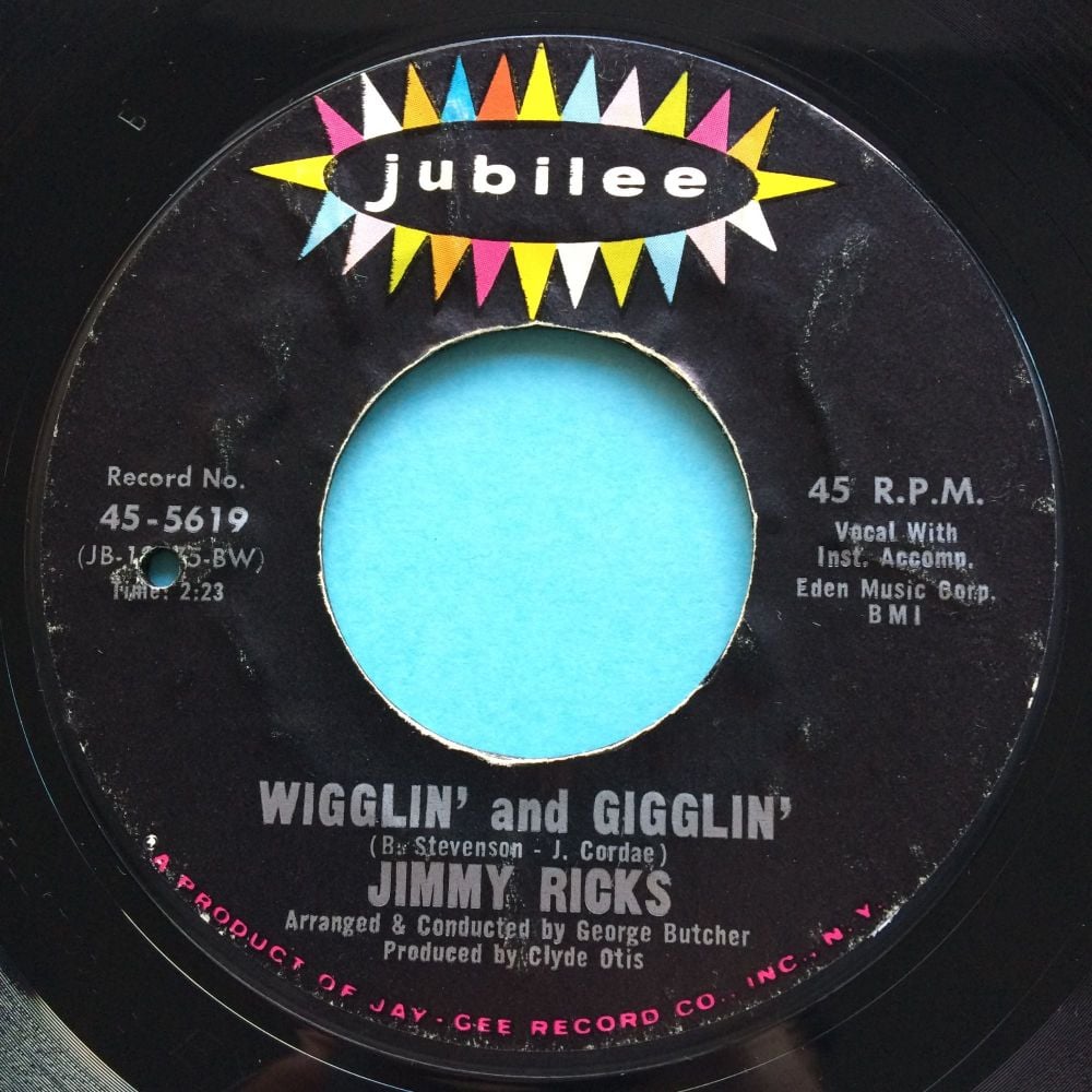 Jimmy Ricks - Wigglin' and Gigglin'  - Jubilee - Ex