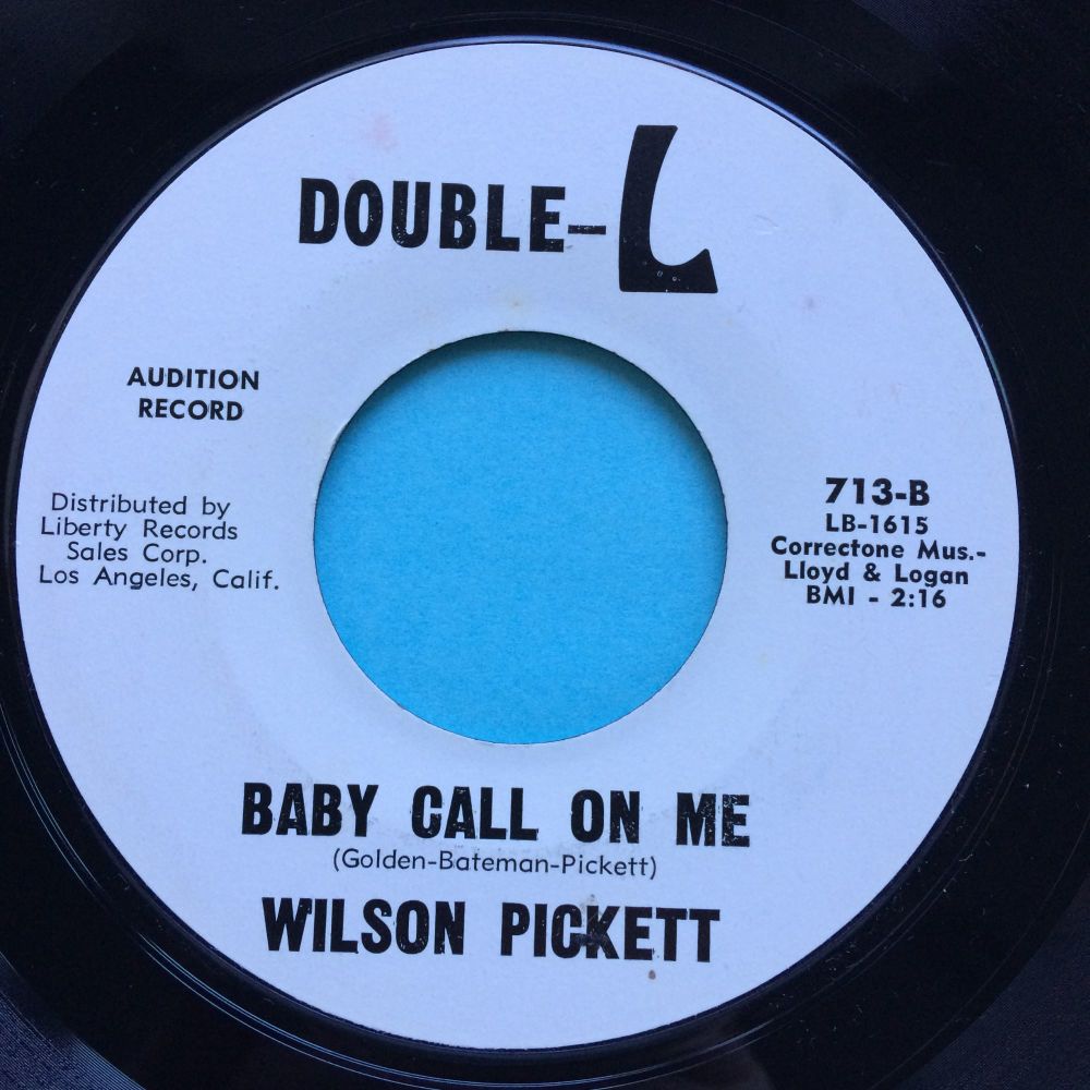 Wilson Pickett - Baby call on me - Double-L promo - Ex