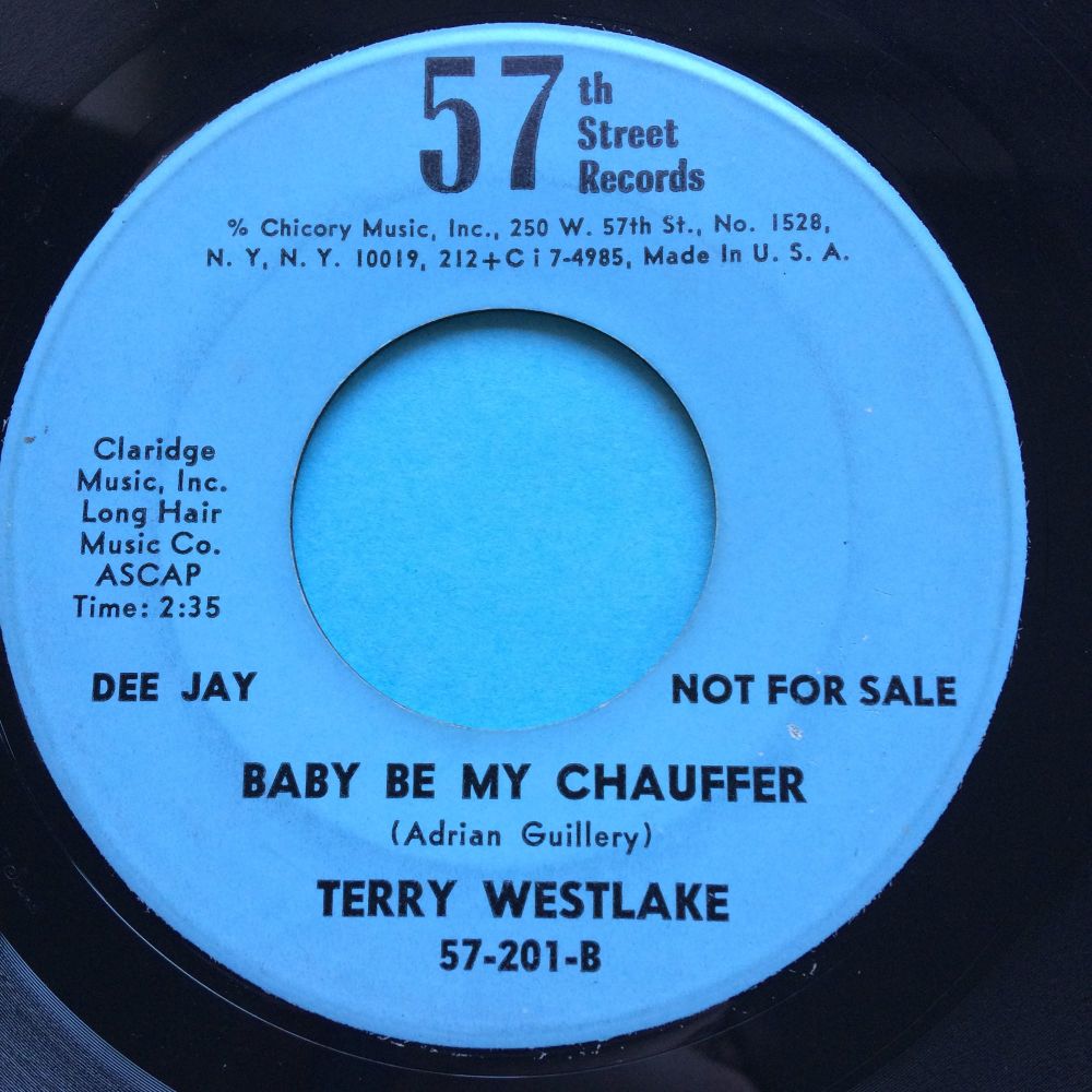 Terry Westlake - Be my chauffeur - 57th Street - Ex