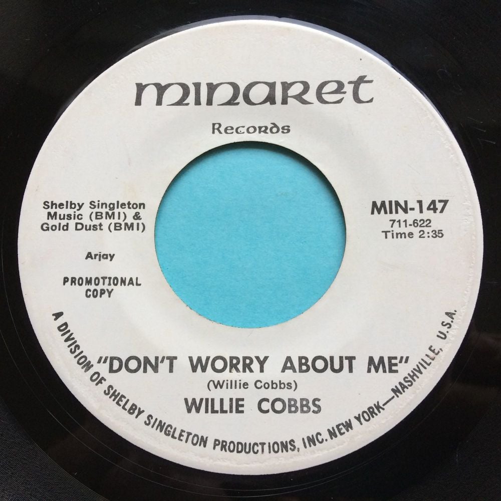 Willie Cobbs - Don't worry about me - Minaret promo - Ex-