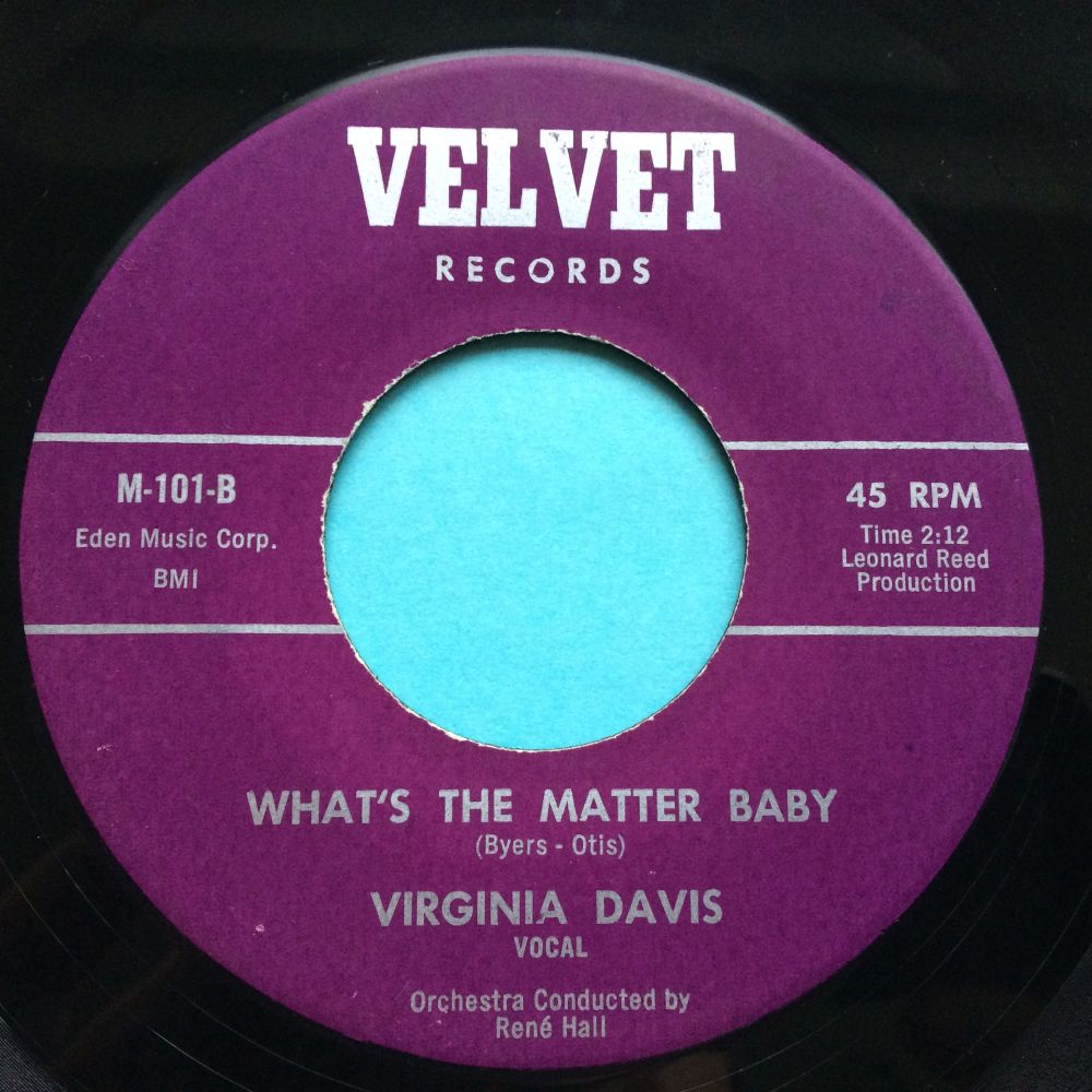 Virginia Davis - What's the matter baby - Velvet - Ex