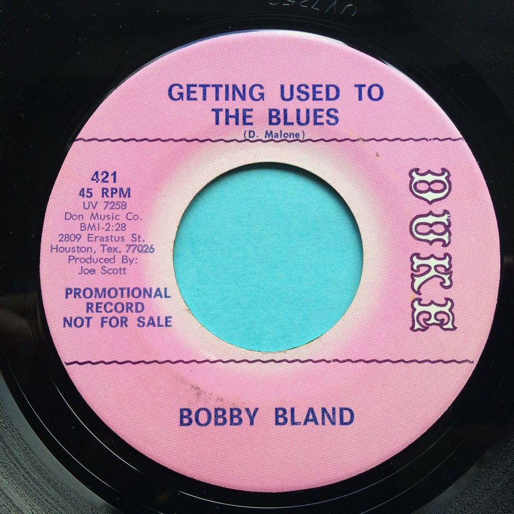 Bobby Bland - Getting used to the blues - Duke promo - Ex