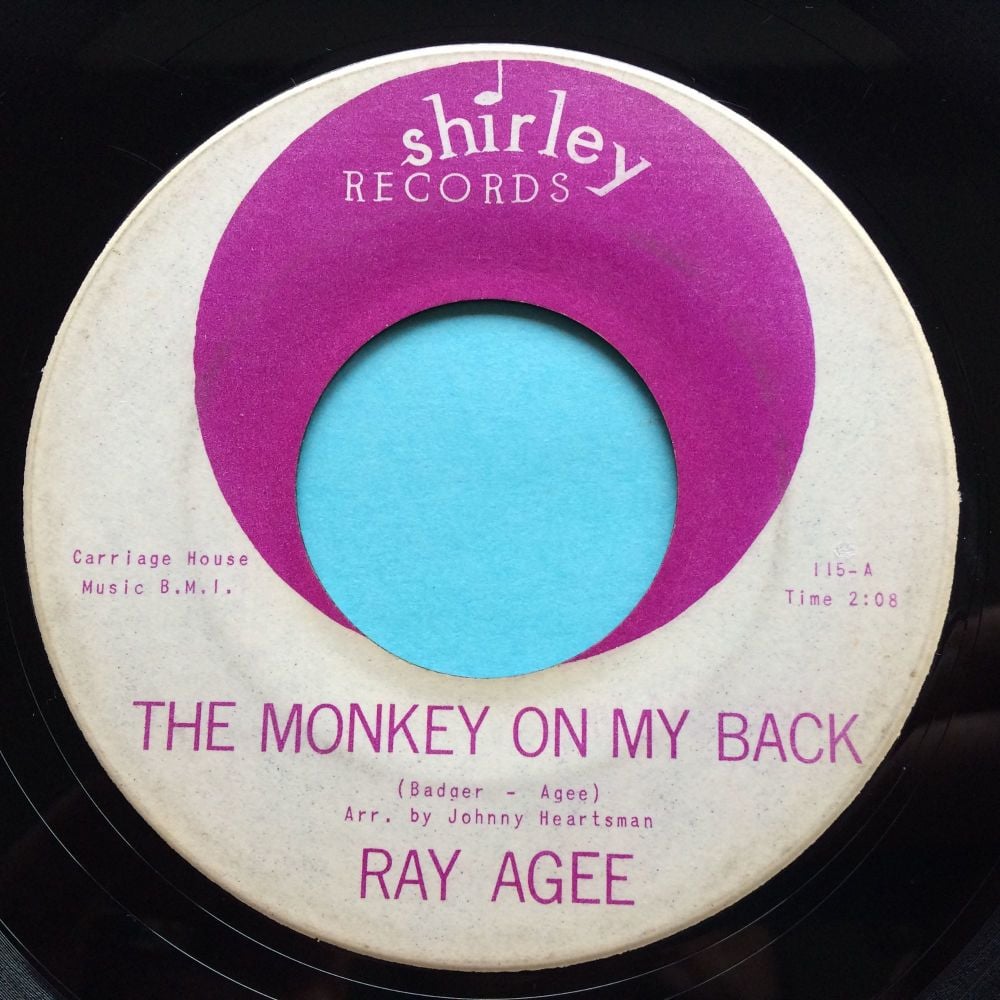 Ray Agee - The monkey on my back - Shirley - Ex-
