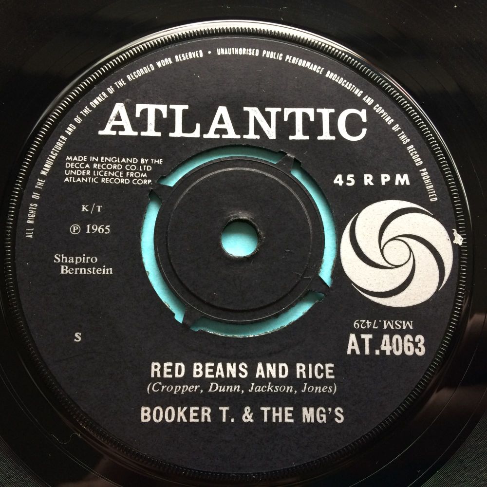 Booker T. & the MG's - Red beans and rice - UK Atlantic - Ex