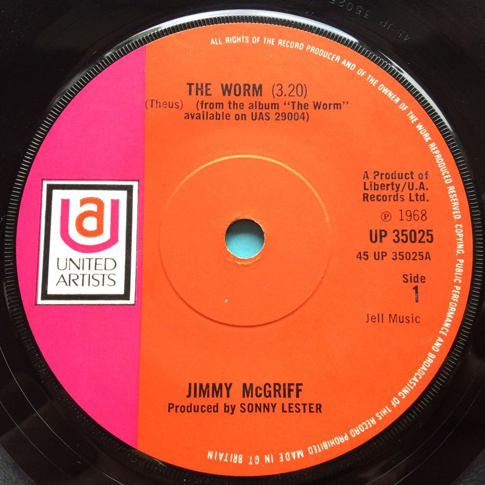Jimmy McGriff - The worm - U.K. United Artists - Ex-