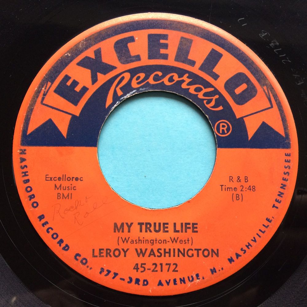 Leroy Washington - My true life - Excello - VG+