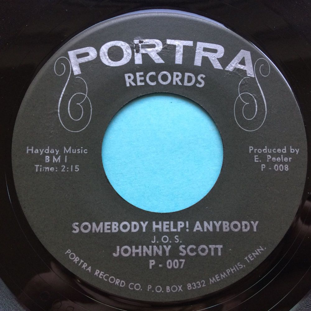 Johnny Scott - Somebody help! Anybody - Portra - Ex- (edge warp - not affec