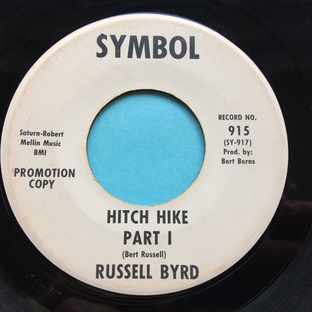 Russell Byrd - Hitch Hike Pts 1 & 2 - Symbol promo - VG+