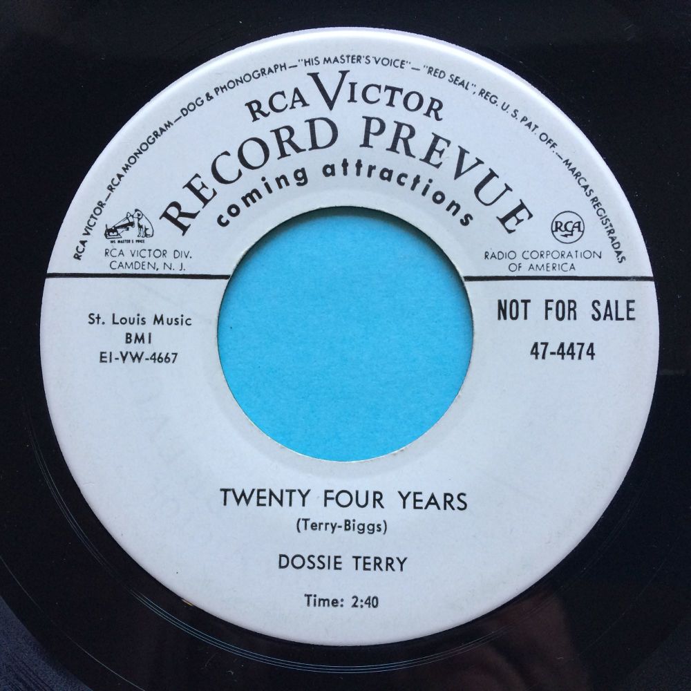 Dossie Terry - Twenty Four Years - RCA promo - Ex-