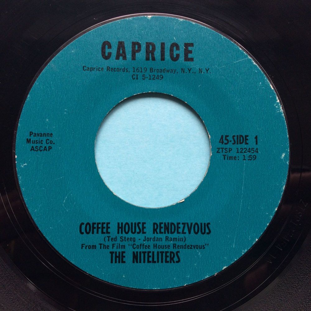 Niteliters - Coffee House Rendezvous b/w How can I love me if you don't - C