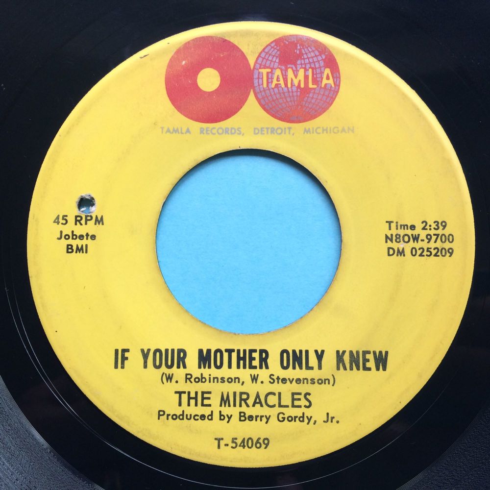 Miracles - If your mother only knew - Tamla - VG+