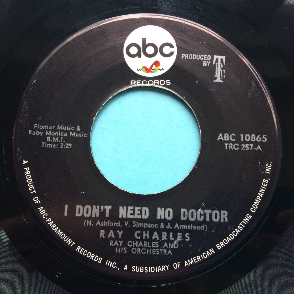 Ray Charles - I don't need no doctor - ABC - Ex-