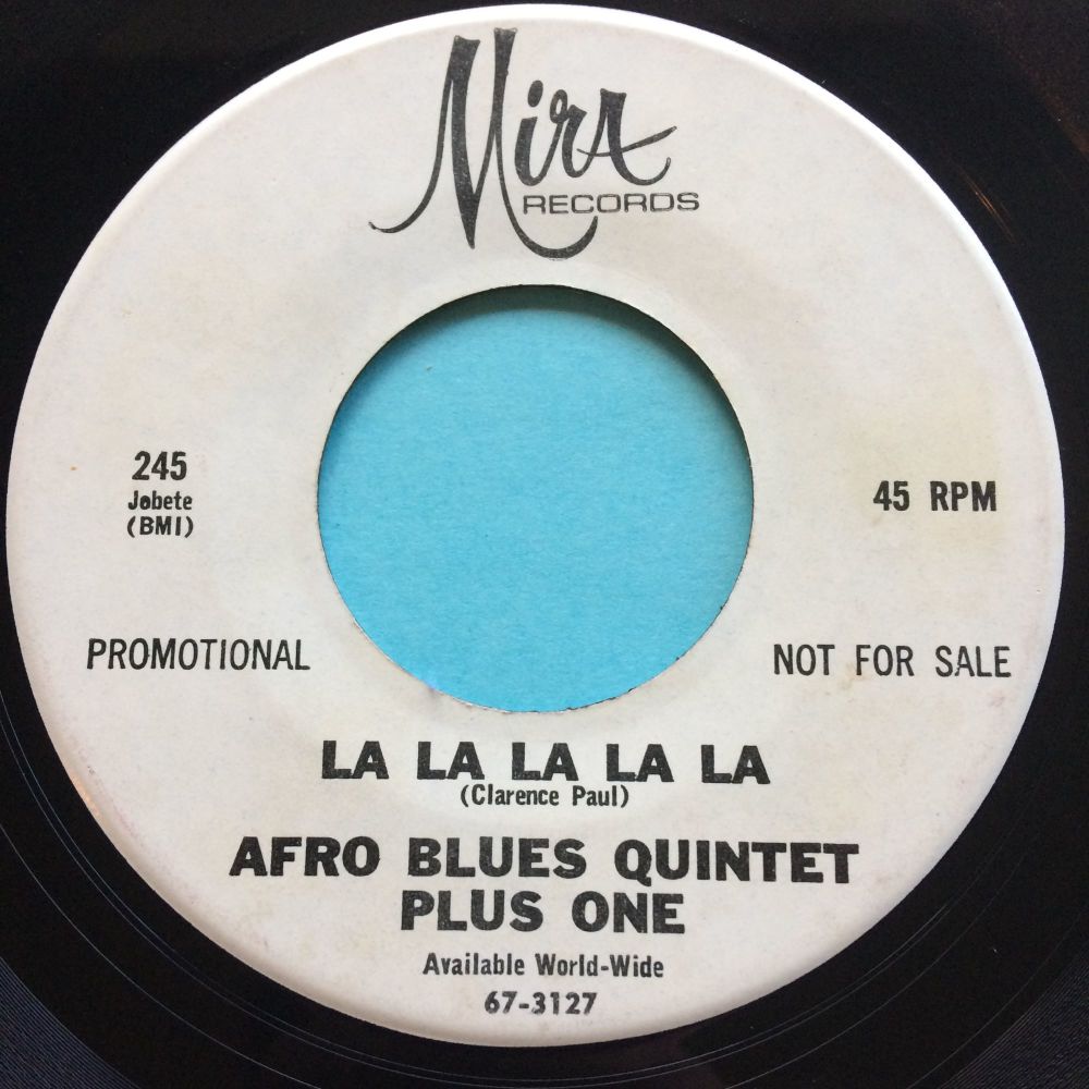 Afro Blues Quintet Plus One - La La La La La - Mira promo - VG+