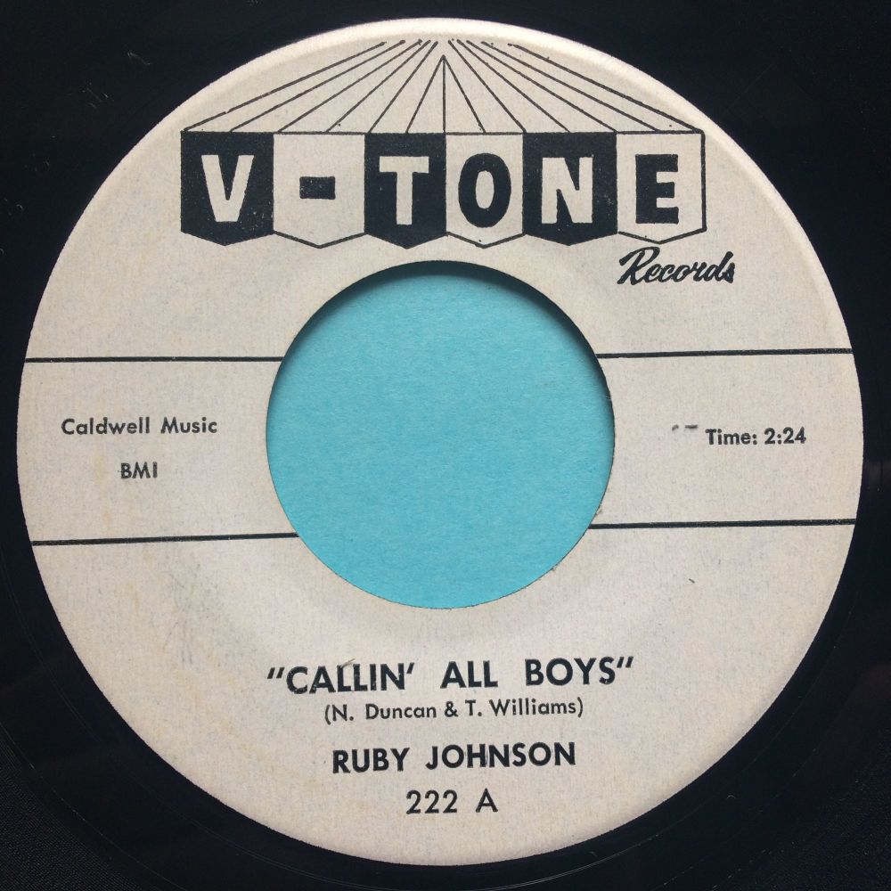 Ruby Johnson - Callin' all boys - V-Tone promo - Ex