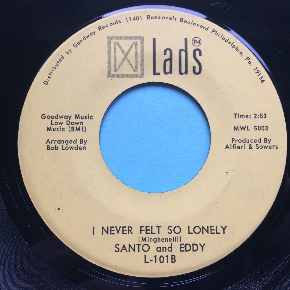 Santo and Eddy - I never felt so lonely - MW Lads - Ex