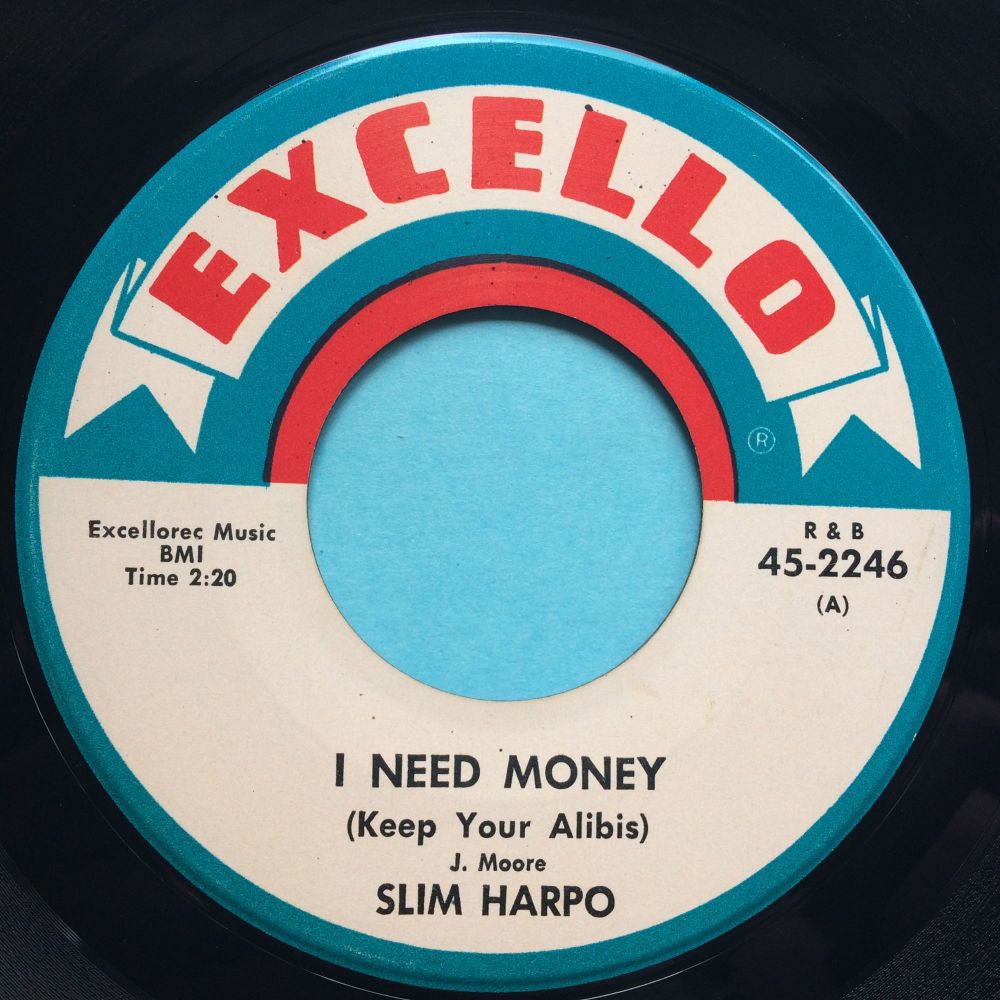 Slim Harpo - I need money b/w Little queen bee - Excello - Ex (small stkr s