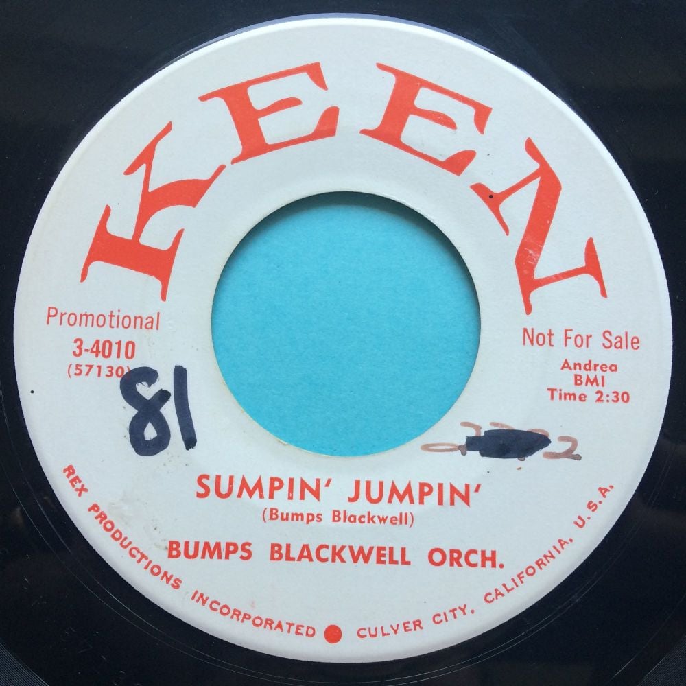 Bumps Blackwell Orchestra - Sumpin' Jumpin'  - Keen promo - Ex (wol)