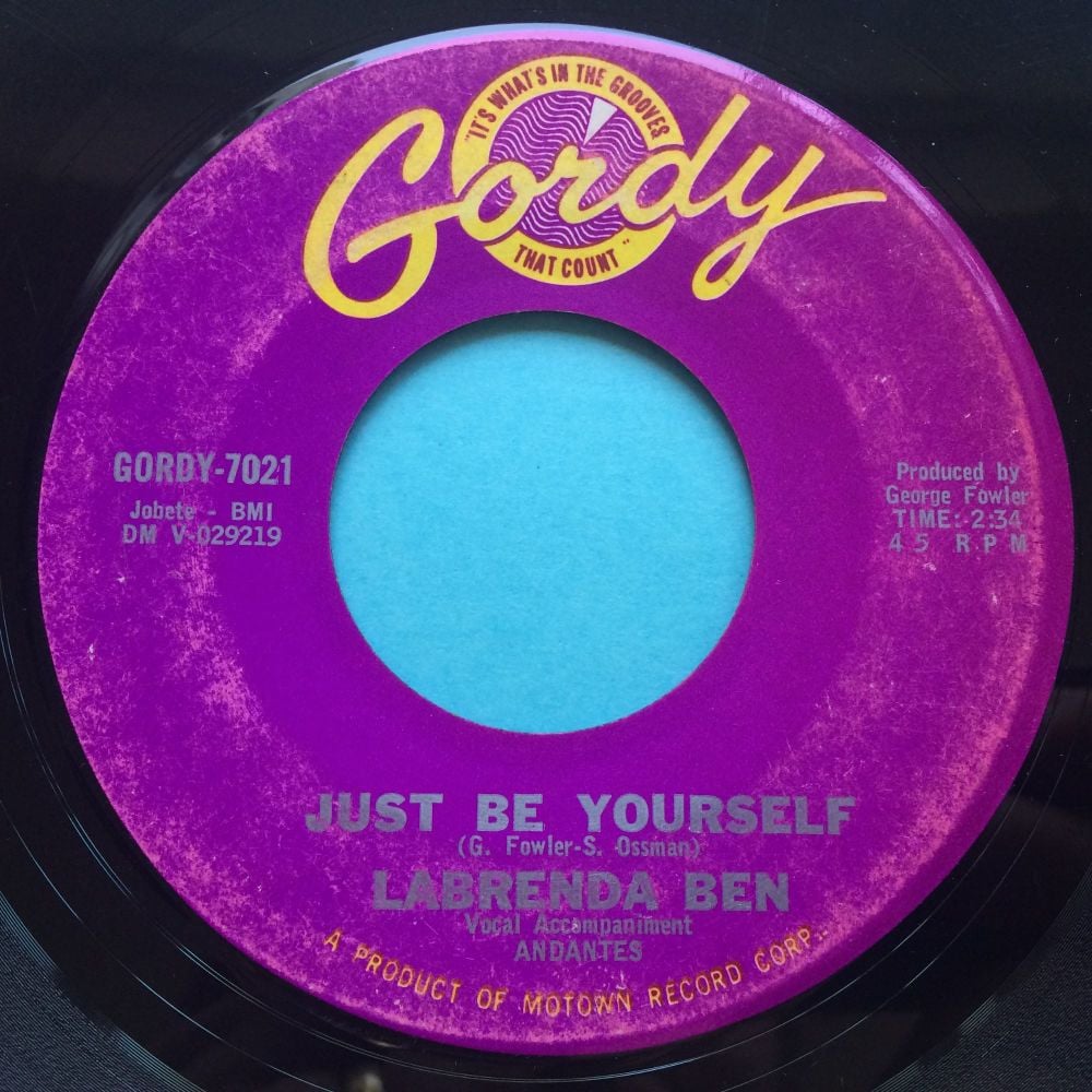 LaBrenda Ben - Just be yourself - Gordy - VG+