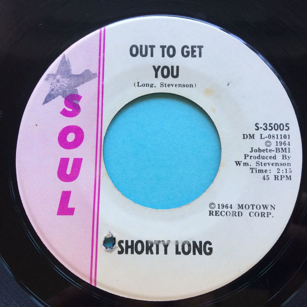 Shorty Long - Out to get you b/w It's a crying shame - Soul - Ex