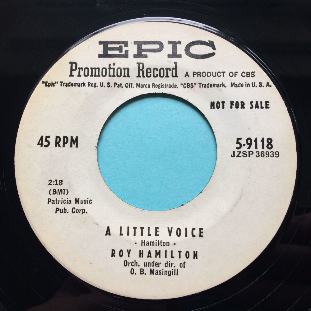 Roy Hamilton - A little voice - Epic promo - Ex-