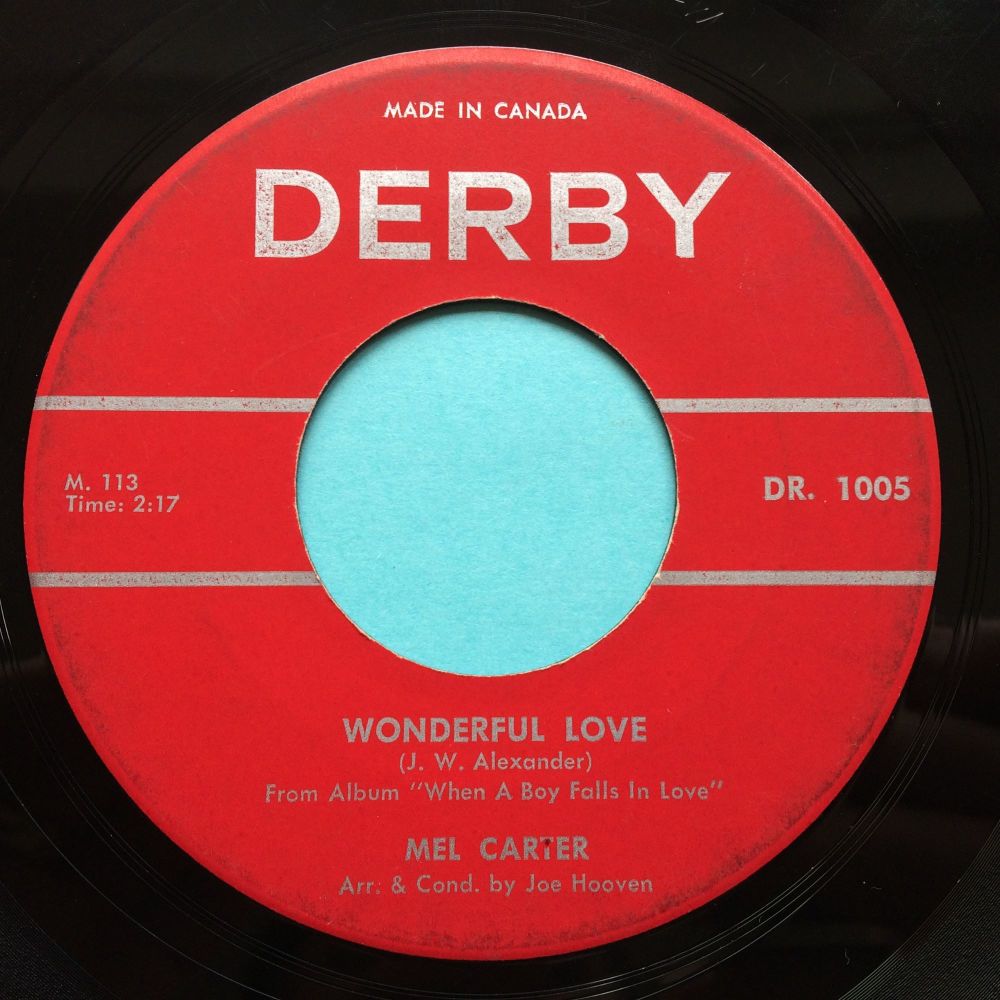 Mel Carter - Wonderful love - Derby (Canadian) - Ex-