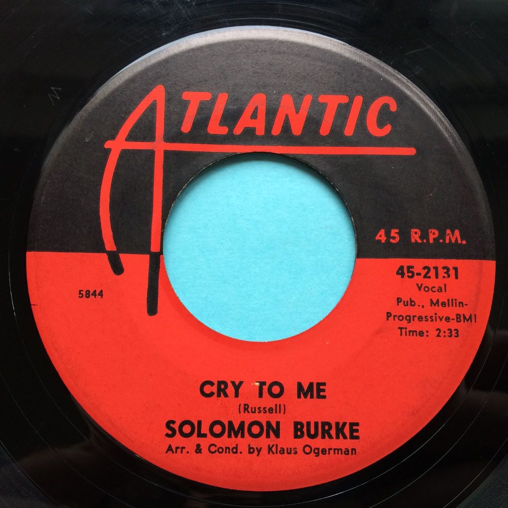 Solomon Burke - Cry to me - Atlantic - VG+