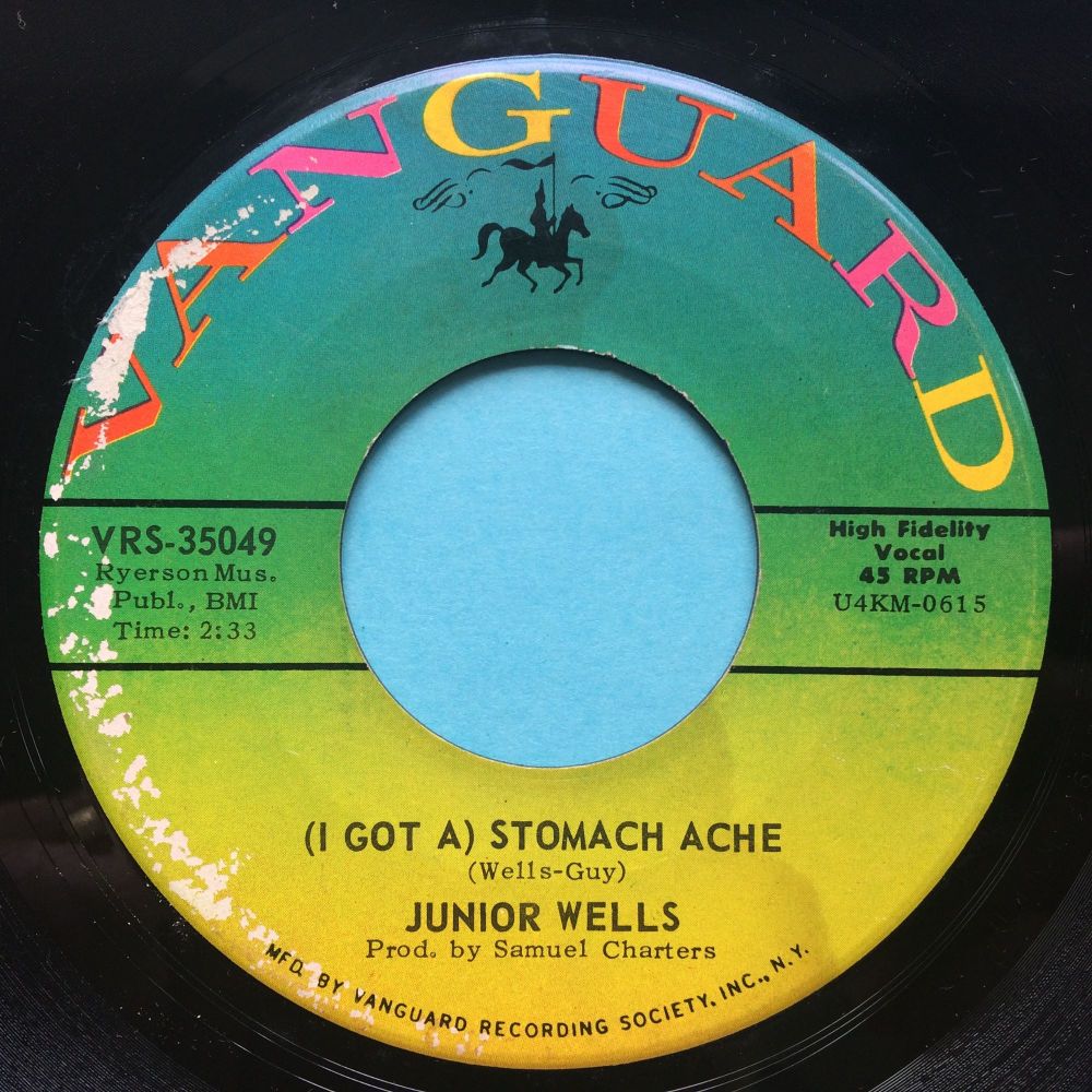 Junior Wells - (I got a) Stomache Ache b/w Shake it baby - Vanguard - VG+