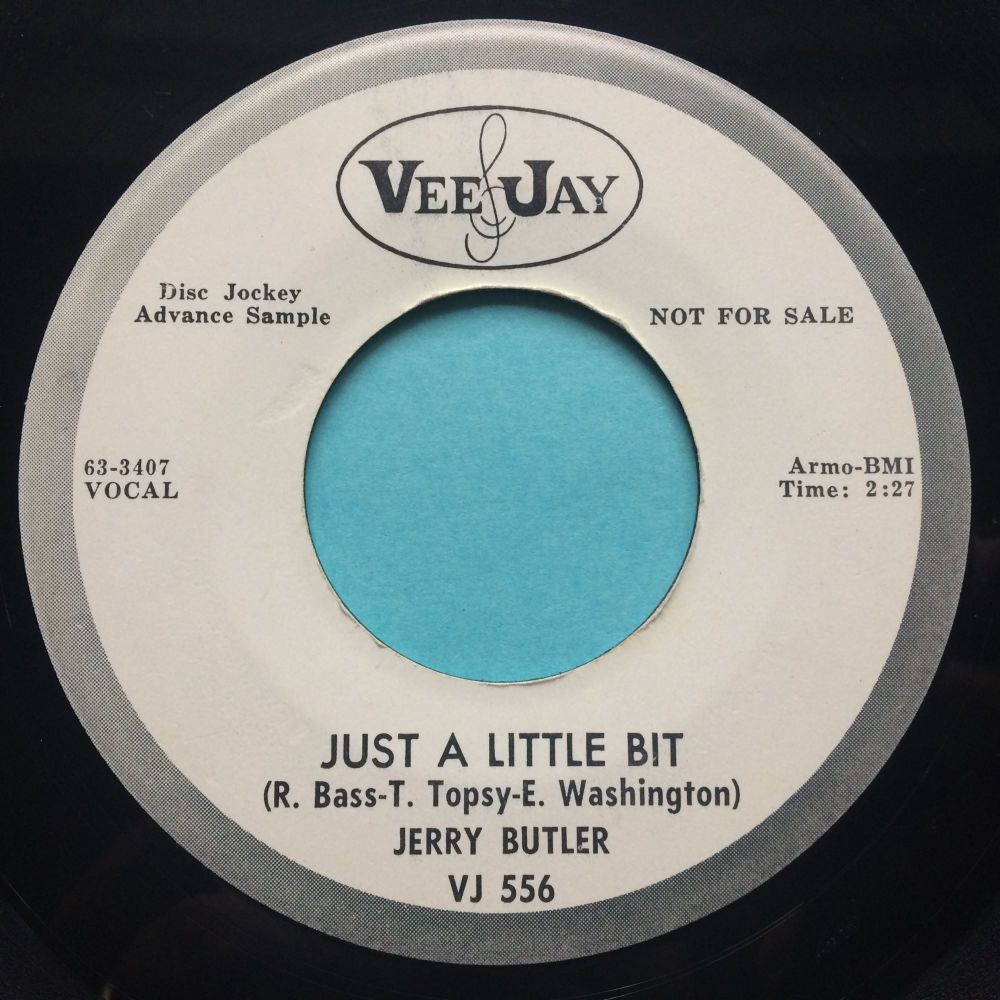 Jerry Butler - Just a little bit - Vee Jay promo - Ex