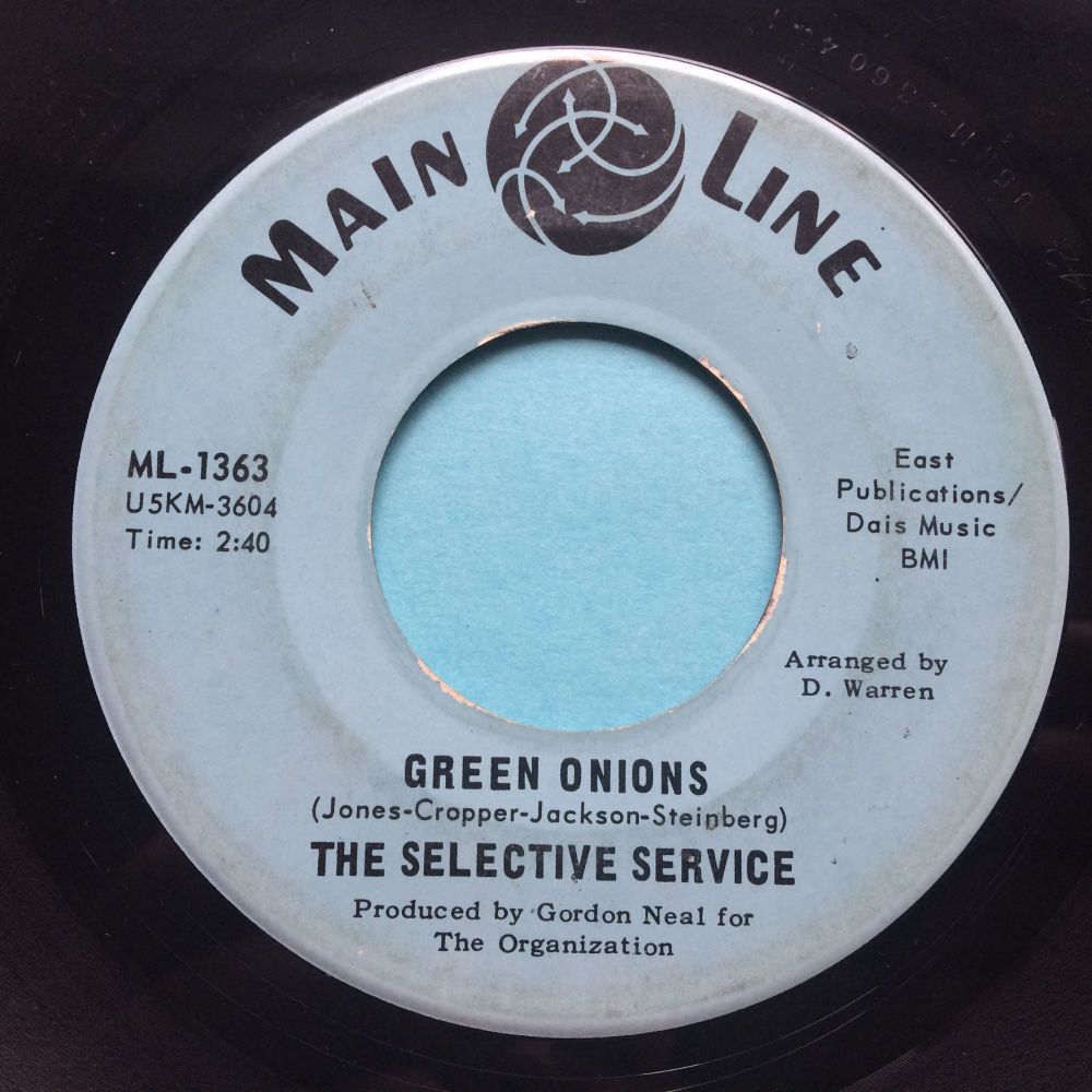Selective Service - Green Onions - Main Line - VG+