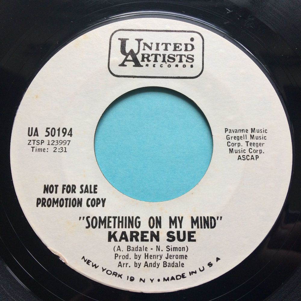 Karen Sue - Something on my mind - RCA promo - Ex