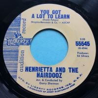 Henrietta and the Hairdooz - You got a lot to learn - Liberty promo - Ex-