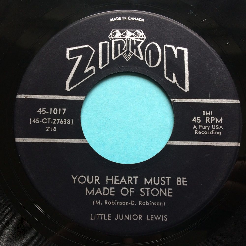 Little Junior Lewis - Your heart must be made of stone b/w Can she give me 