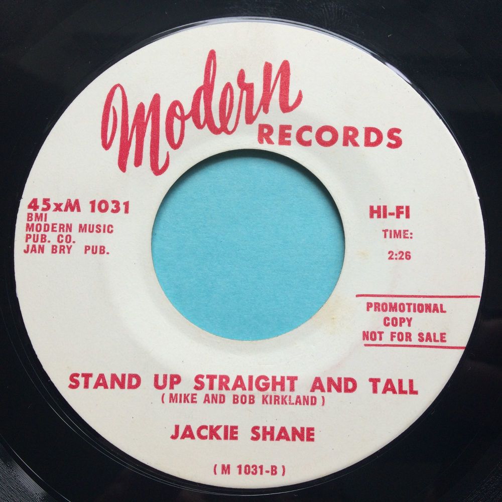 Jackie Shane - Stand up straight and tall b/w You are my sunshine - Modern 