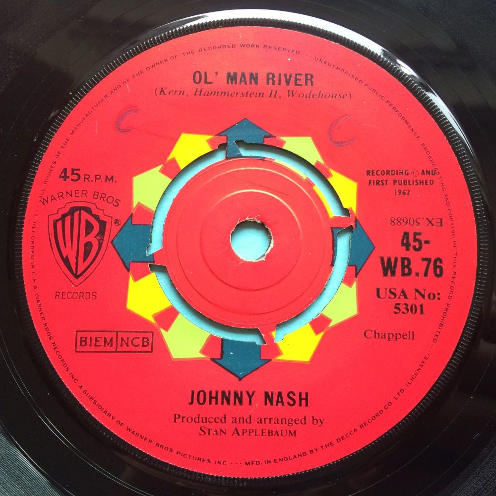 Johnny Nash - Ol' Man River - UK WB - Ex (swol)