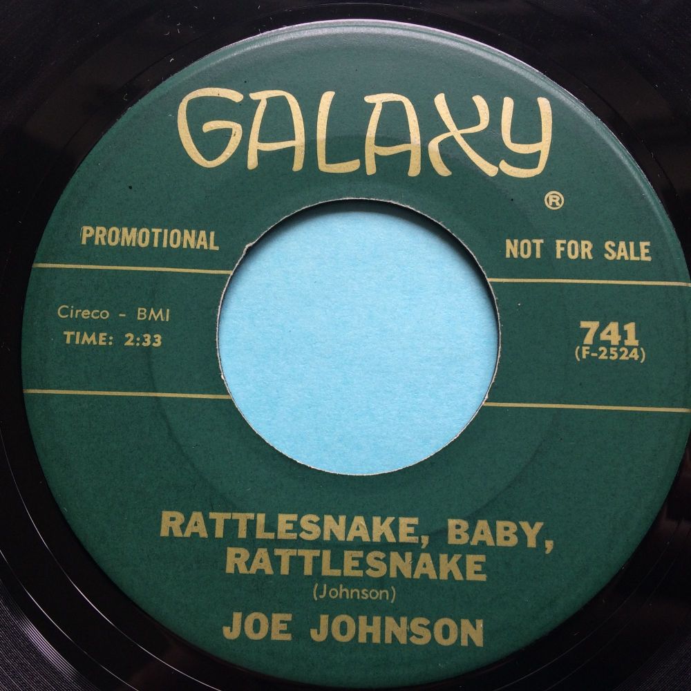 Joe Johnson - Rattlesnake, Baby, Rattlesnake - Galaxy promo - Ex