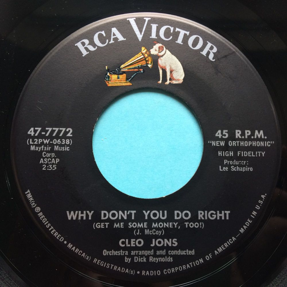 Cleo Jons - Why don't you do right - RCA - Ex