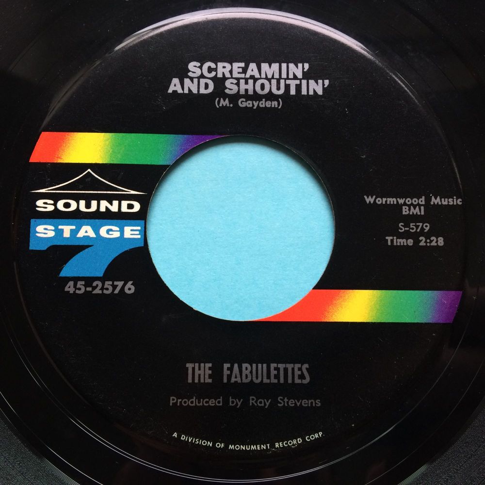 Fabulettes - Screamin' and shoutin' - Sound Stage 7 - Ex