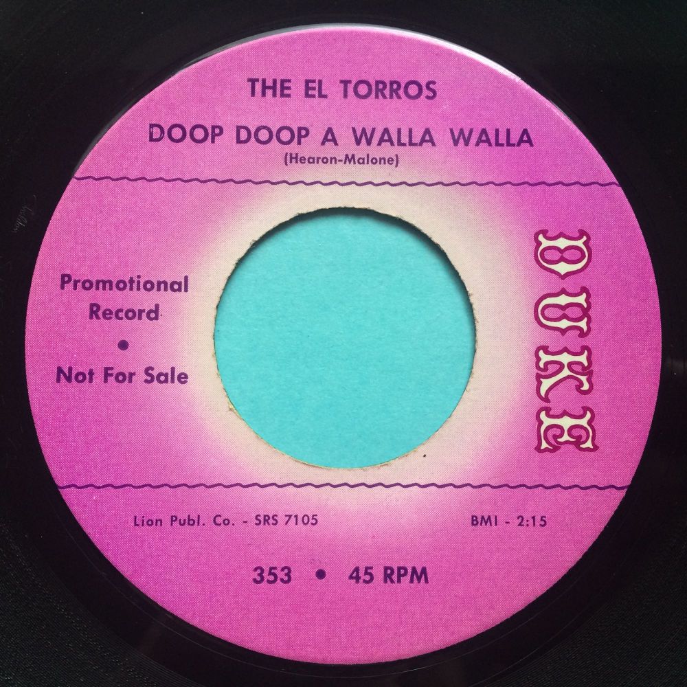 El Torros - Doop Doop A Walla Walla - Duke promo - Ex