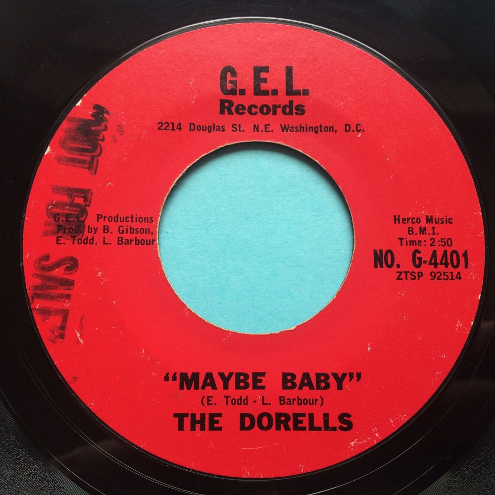 Dorells - Maybe baby b/w The beating of my heart - G.E.L. - Ex-