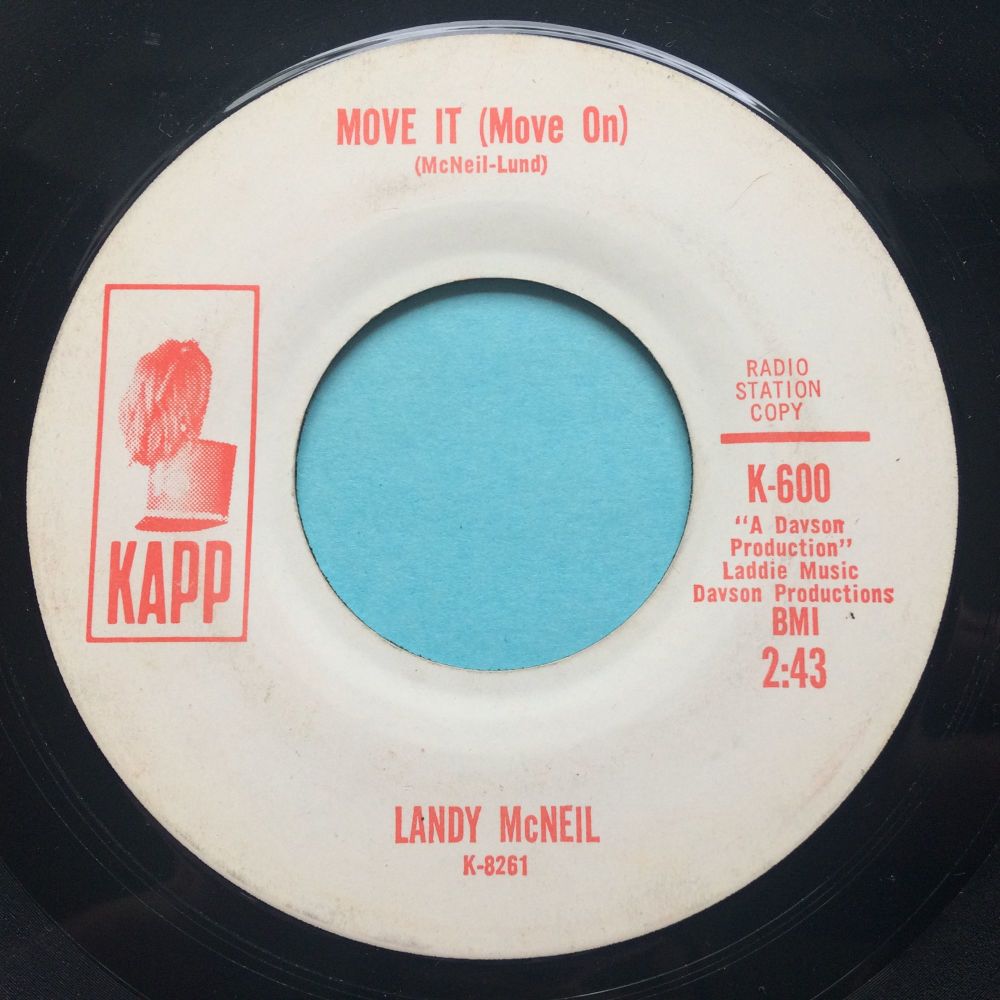 Landy McNeil - Move it (Move on) - Kapp  promo - Ex-
