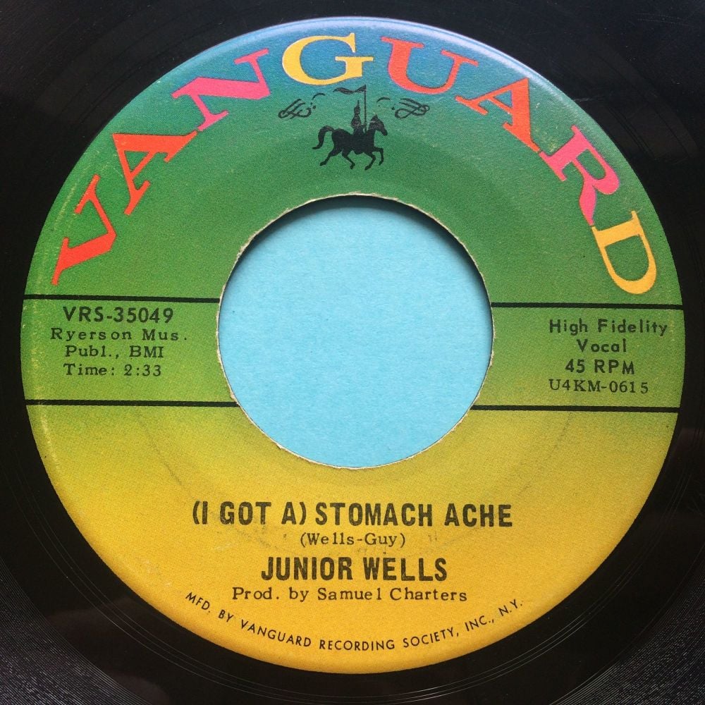 Junior Wells - (I got a) Stomache Ache b/w Shake it baby! - Vanguard - Ex-