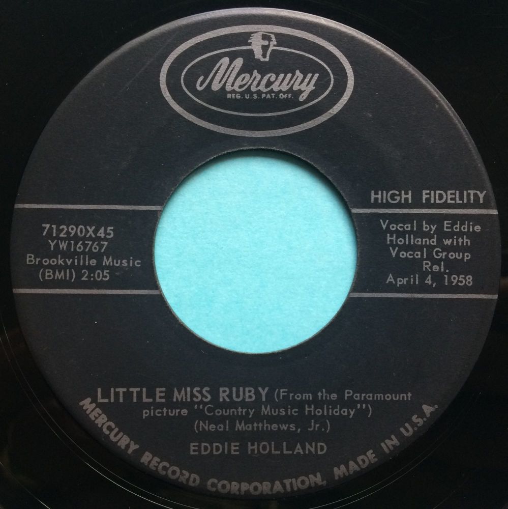 Eddie Holland - Little Miss Ruby - Mercury - VG+