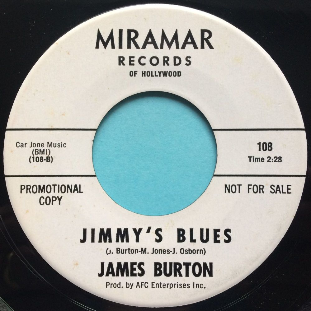 James Burton - Jimmys Blues - Miramar promo - Ex