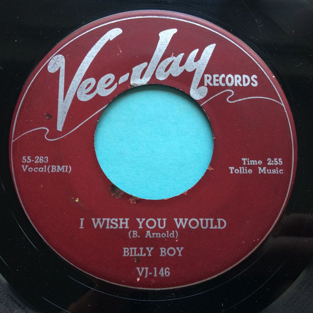 Billy Boy - I wish you would b/w I was fooled - Vee-Jay - VG+