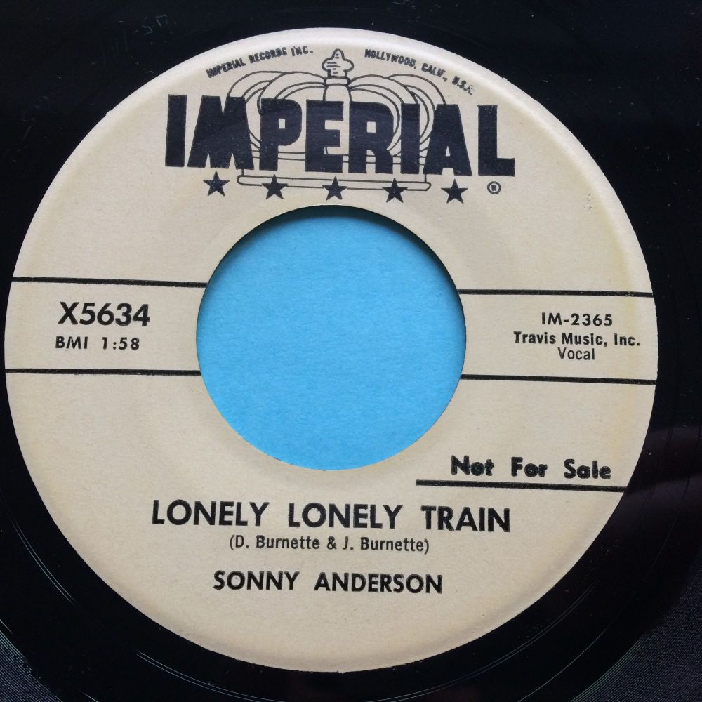 Sonny Anderson - Lonely lonely train - Imperial promo - Ex
