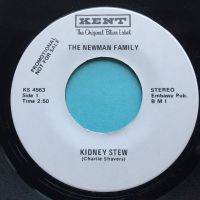 Newman Family - Kidney Stew b/w Two Ton Mama - Kent promo - Ex