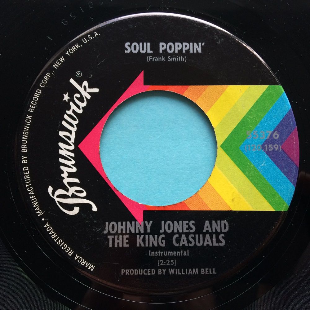 Johnny Jones & The King Casuals - Soul Poppin' - Brunswick - Ex-