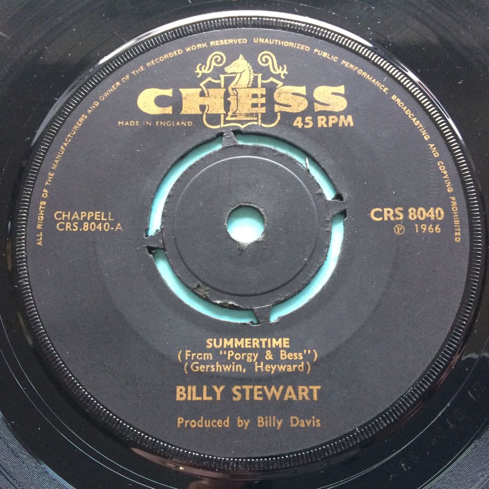 Billy Stewart - Summertime - U.K. Chess - VG+